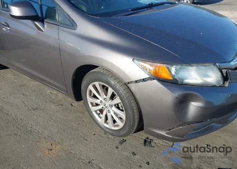 2012 Honda Civic Ex из США, поврежденный, VIN 19XFB2F86CE107126